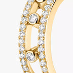 Move Pavé Diamond Hoop Earrings