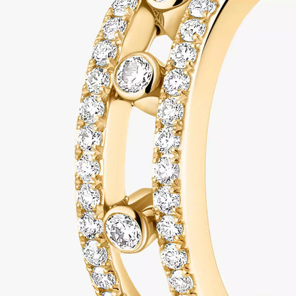 Bewegliche Diamant-Creolen