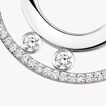 ロマーヌ スモールダイヤモンドフープピアス