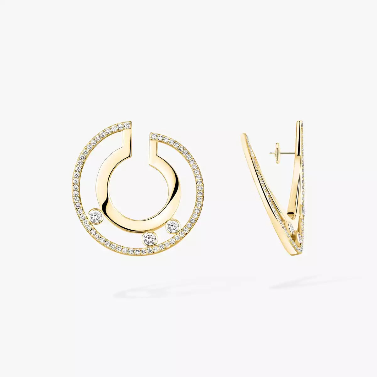 Move Romane Small Diamond Hoop Earrings