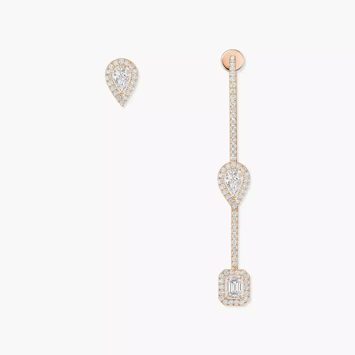 Meine Twin Diamond Tropfenohrringe