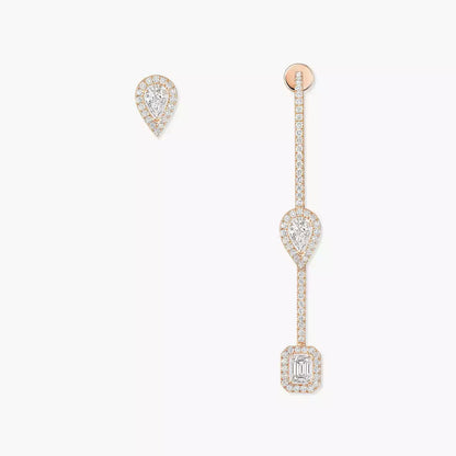 Meine Twin Diamond Tropfenohrringe