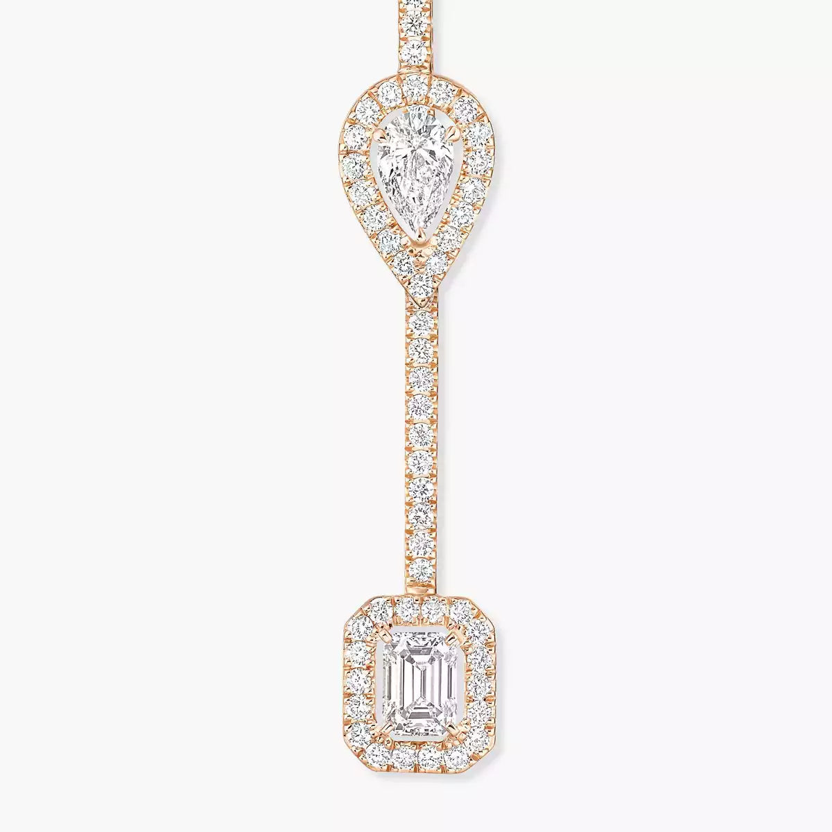 Meine Twin Diamond Tropfenohrringe
