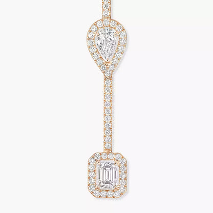 Meine Twin Diamond Tropfenohrringe