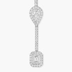 Meine Twin Diamond Tropfen-Ohrringe – Geometrische Symmetrie – Elegantes kinetisches Schwingen