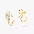 Move Classique Mini Diamond Hoop Earrings