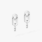 Move Classique Mini Diamond Hoop Earrings