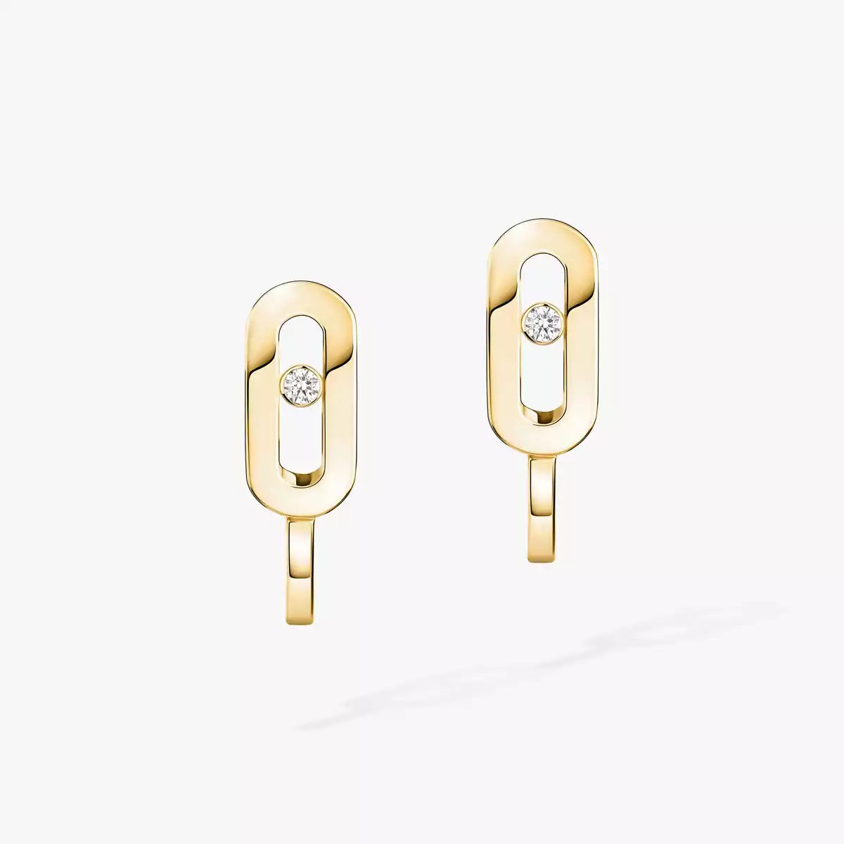 Move Classique Mini Diamond Hoop Earrings