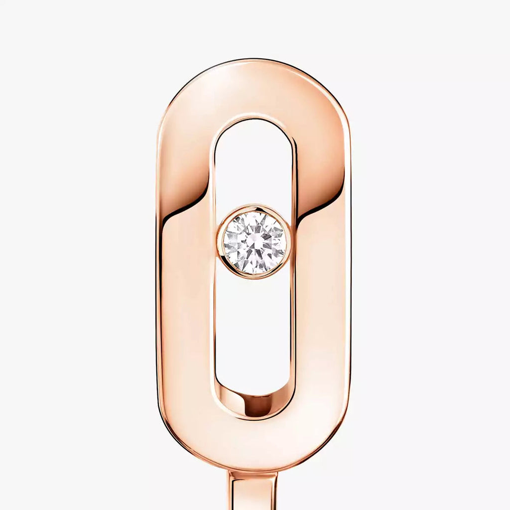 Move Classique Mini Diamond Hoop Earrings