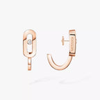 Move Classique Mini Diamond Hoop Earrings