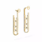 Move Kinetic Diamond Pendant Earrings