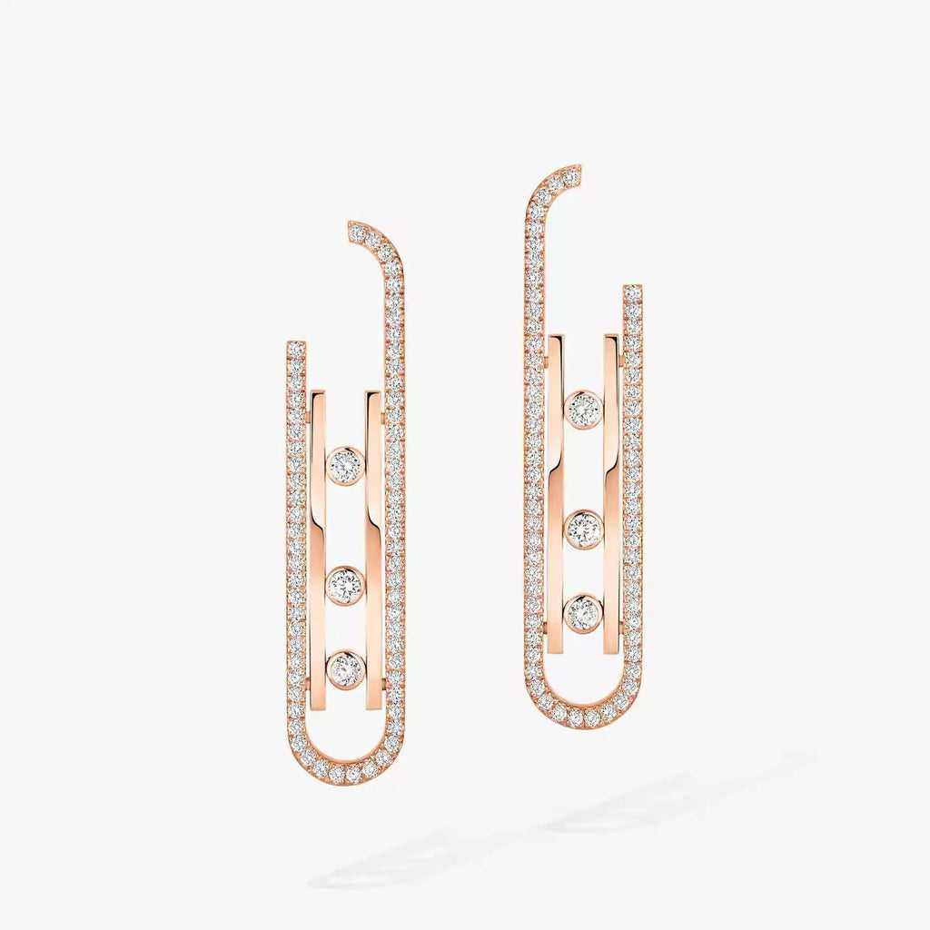 Move Kinetic Diamond Pendant Earrings