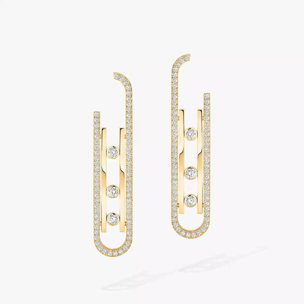 Move Kinetic Diamond Pendant Earrings