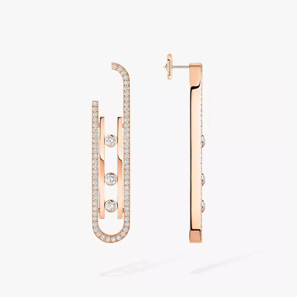 Move Kinetic Diamond Pendant Earrings