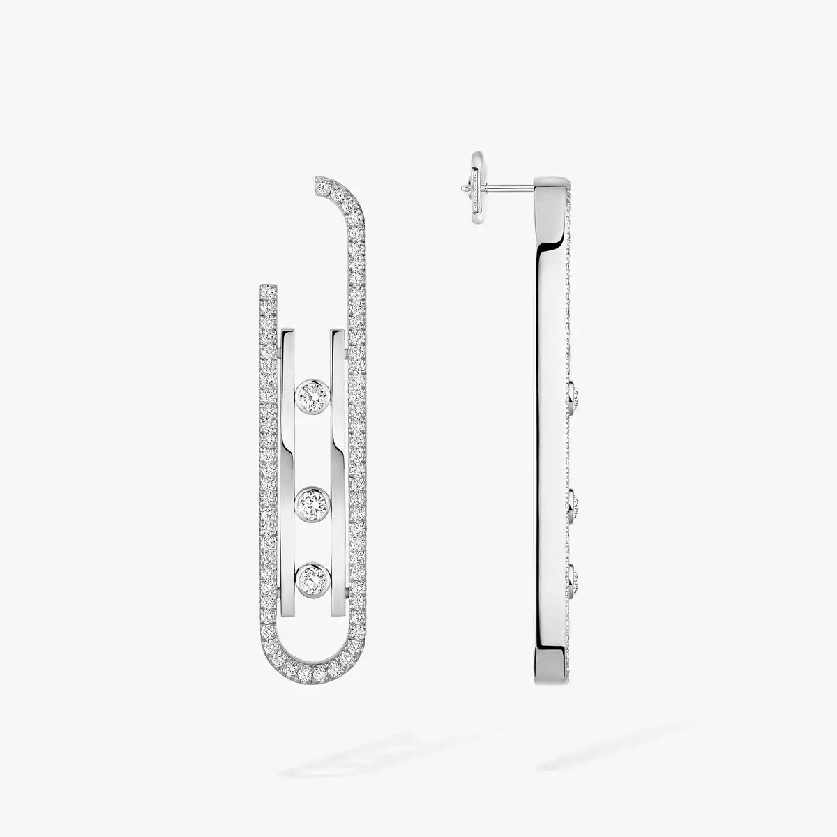 Move Kinetic Diamond Pendant Earrings