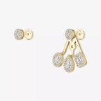 My Twin Trio Diamond Earrings