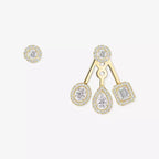 My Twin Trio Diamond Earrings