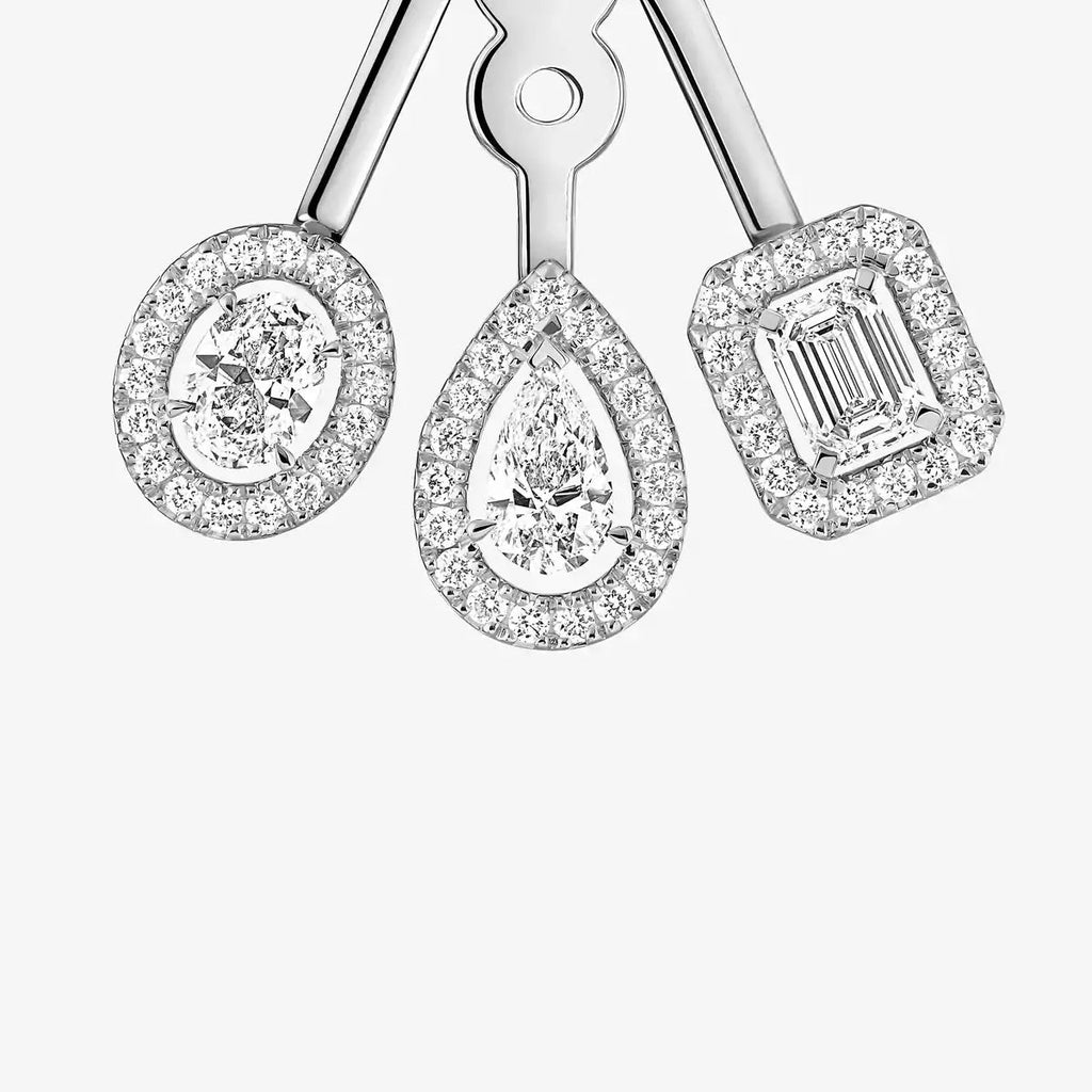 My Twin Trio Diamond Earrings