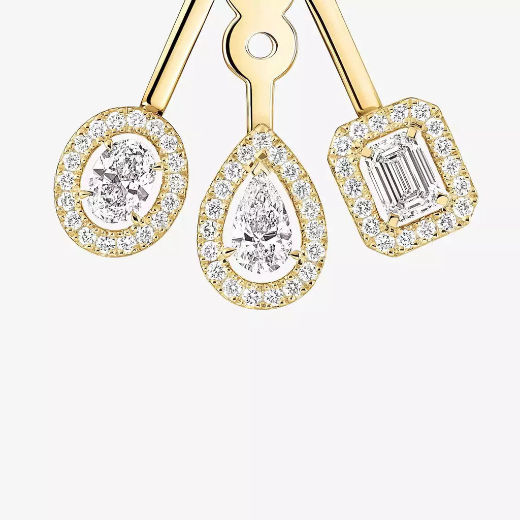 My Twin Trio Diamond Earrings