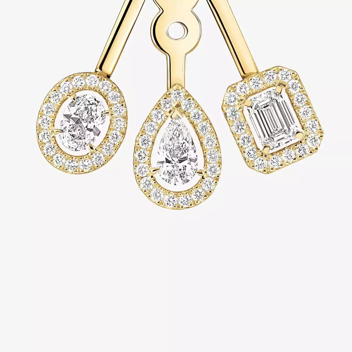 My Twin Trio Diamond Earrings