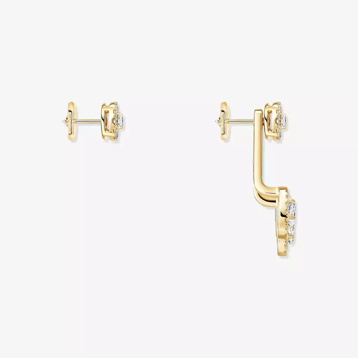 My Twin Trio Diamond Earrings