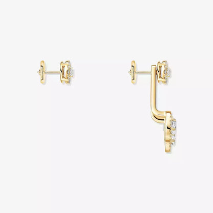 ツイントリオダイヤモンドピアス