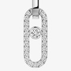 Move Link Kinetic Diamantohrringe – Ineinandergreifende moderne Eleganz – Typisches fließendes Funkeln