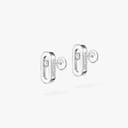 Move Uno Diamantohrstecker – Signature Kinetic Brilliance – Minimalistischer Alltags-Luxus