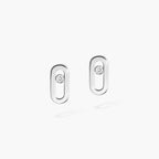 Move Uno Diamantohrstecker – Signature Kinetic Brilliance – Minimalistischer Alltags-Luxus