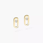 Move Uno Diamantohrstecker – Signature Kinetic Brilliance – Minimalistischer Alltags-Luxus