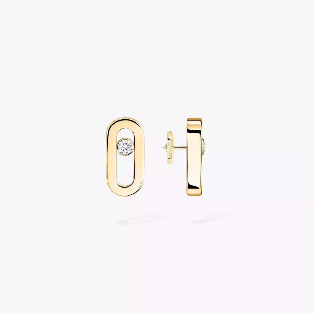 Move Uno Diamantohrstecker – Signature Kinetic Brilliance – Minimalistischer Alltags-Luxus