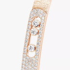Move Noa Ciselé Half-Pavé Diamond Bangle Bracelet