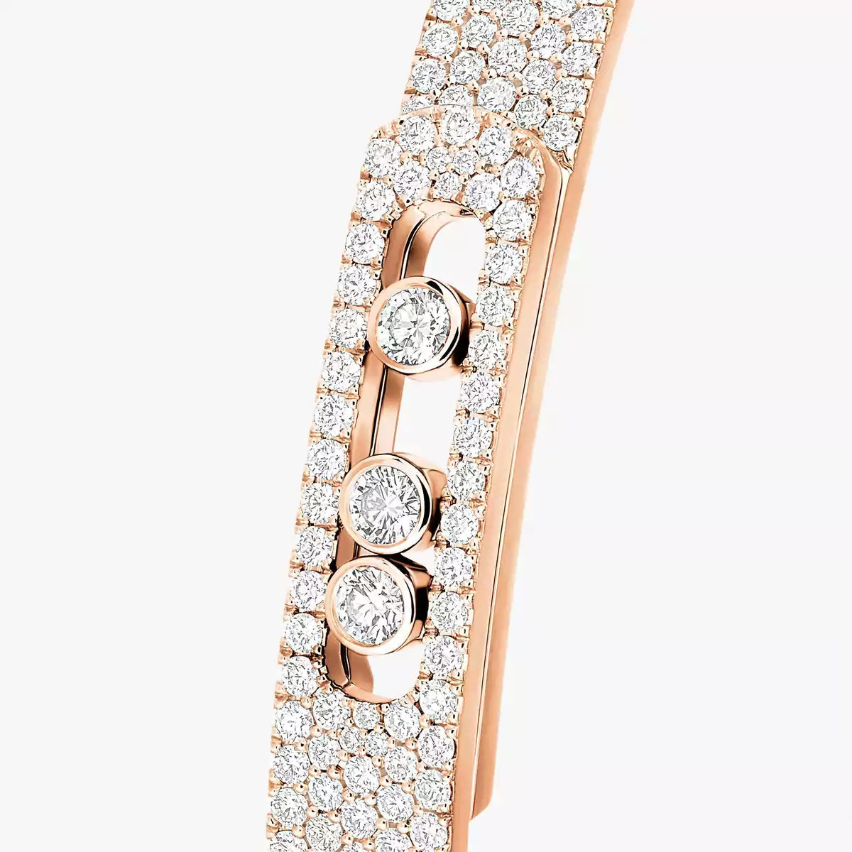 Move Noa Vollpflaster-Diamant-Armreif – Kinetische Dreifachbewegungs-Luxus – Unendliche Strahlkraft