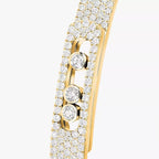Move Noa Vollpflaster-Diamant-Armreif – Kinetische Dreifachbewegungs-Luxus – Unendliche Strahlkraft