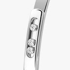 Noa Diamond Armreif - Kinetisches Triple-Motion Design - Minimalistische kreisförmige Eleganz