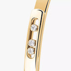 Noa Diamond Armreif - Kinetisches Triple-Motion Design - Minimalistische kreisförmige Eleganz