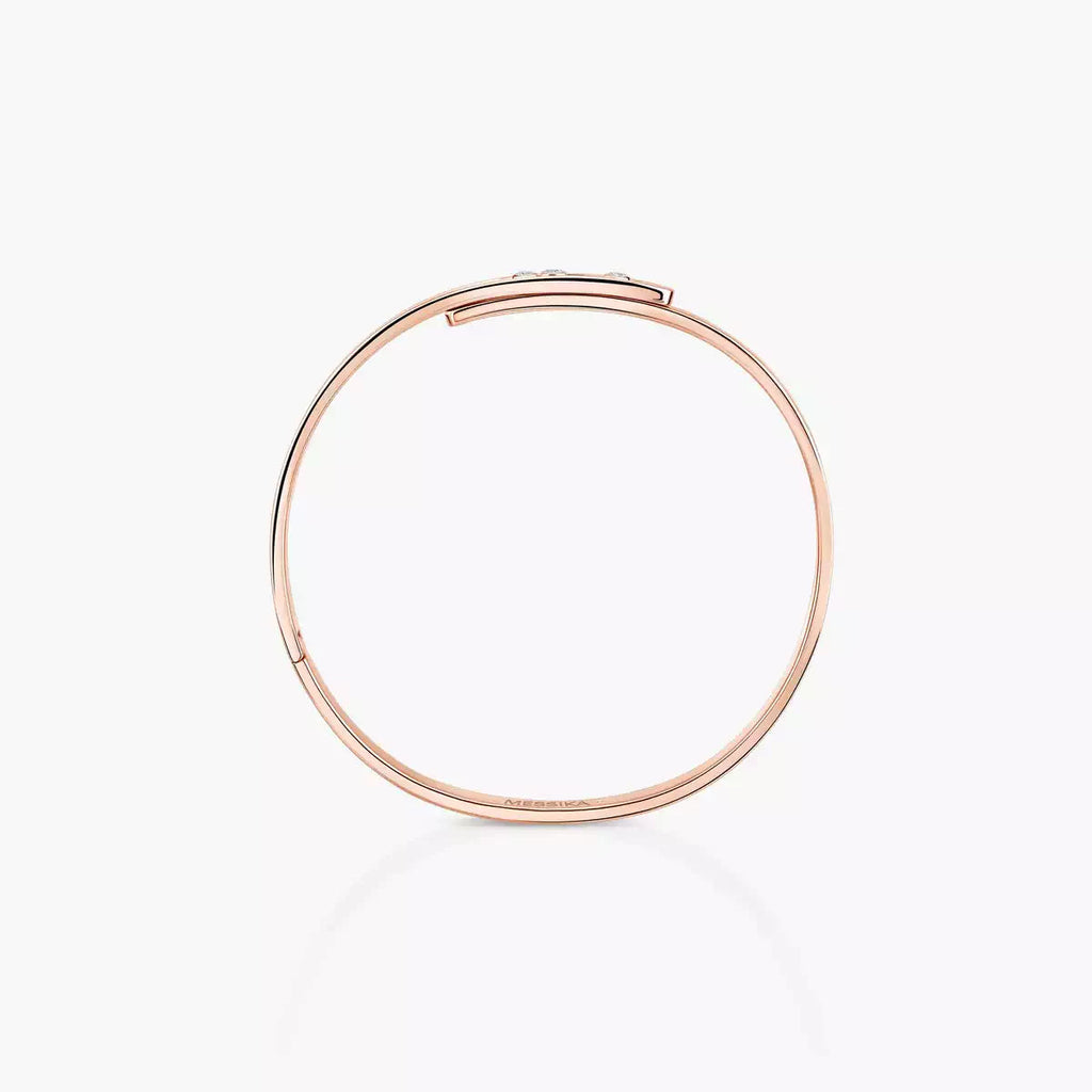 Noa Diamond Armreif - Kinetisches Triple-Motion Design - Minimalistische kreisförmige Eleganz