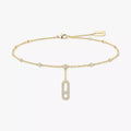 Move Uno Pavé Diamond Ankle Bracelet