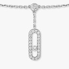 Move Uno Pavé Diamond Ankle Bracelet