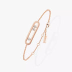 Move Classique Ciselé Armband – Kinetisches Drei-Bewegungen-Design – Texturierte Metallkunst
