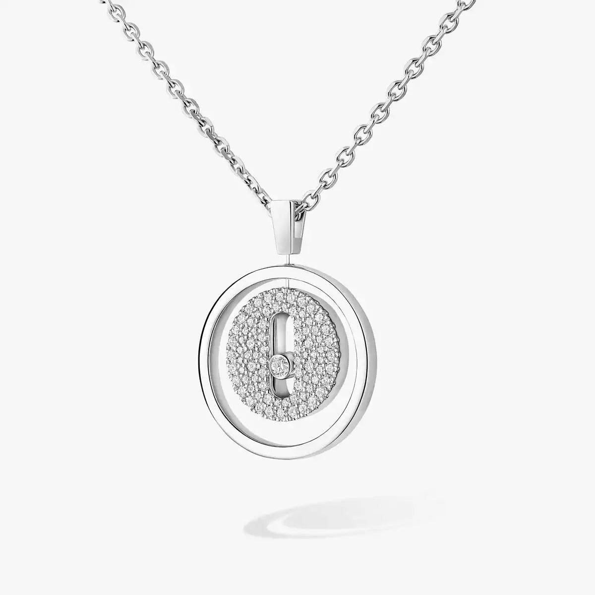 Lucky Move Voll Pavé Diamantkette – Unendlicher Wohlstand & Kinetische Ausstrahlung