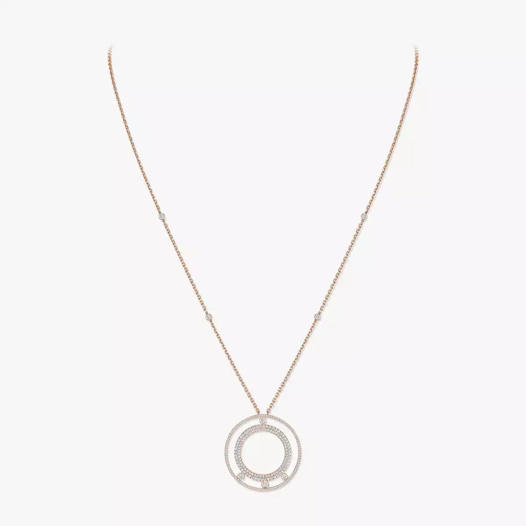 Move Romane Long Pavé Diamond Necklace