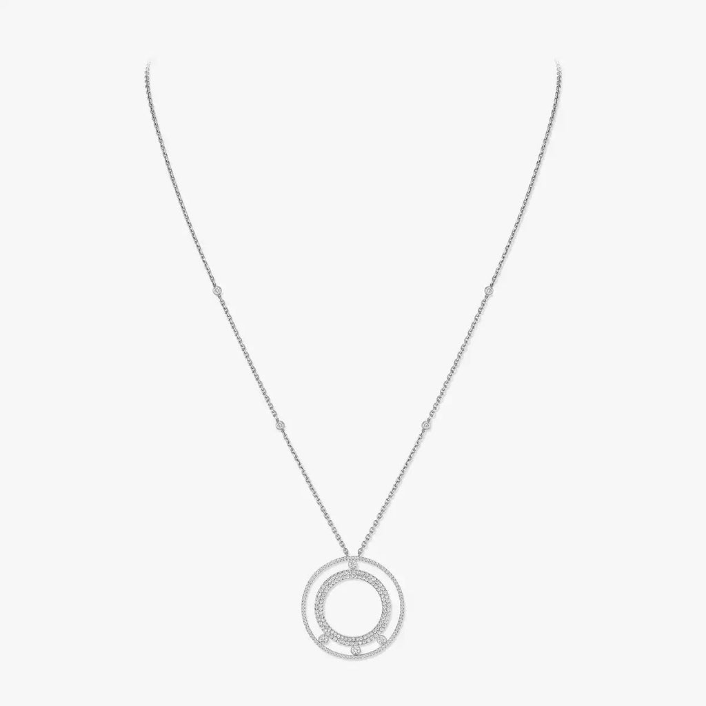 Move Romane Long Pavé Diamond Necklace
