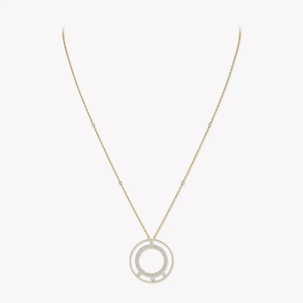 Move Romane Long Pavé Diamond Necklace