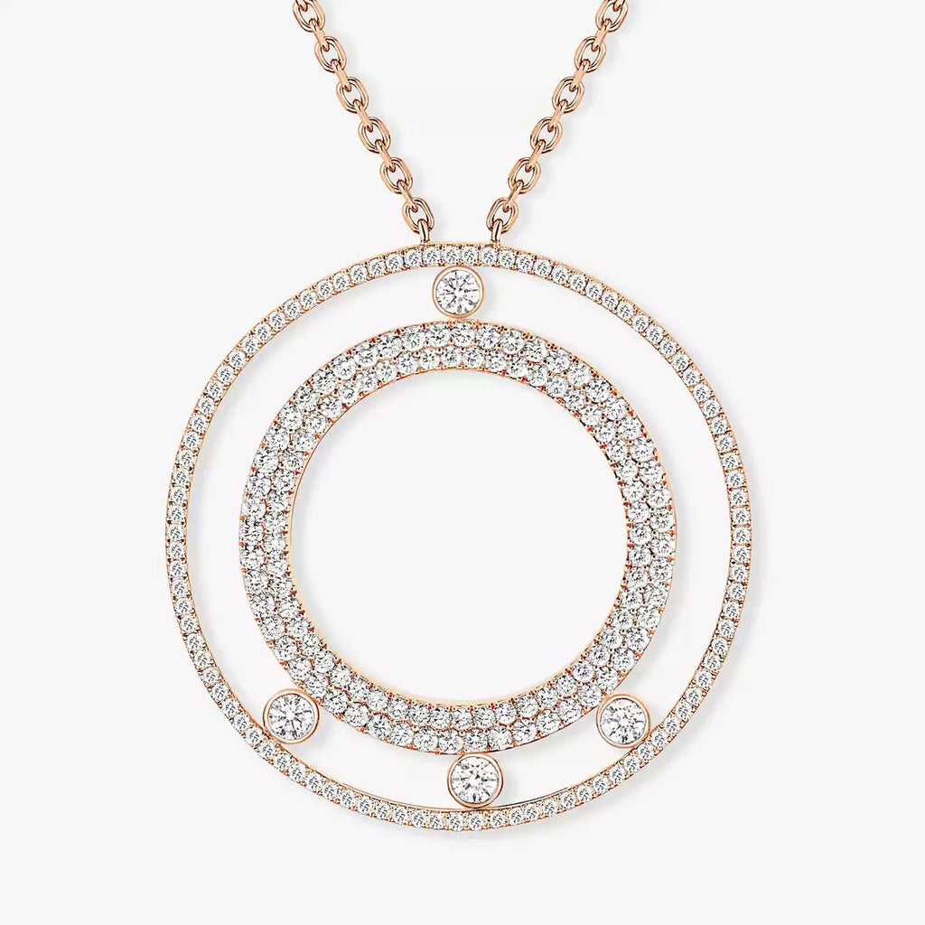 Move Romane Long Pavé Diamond Necklace