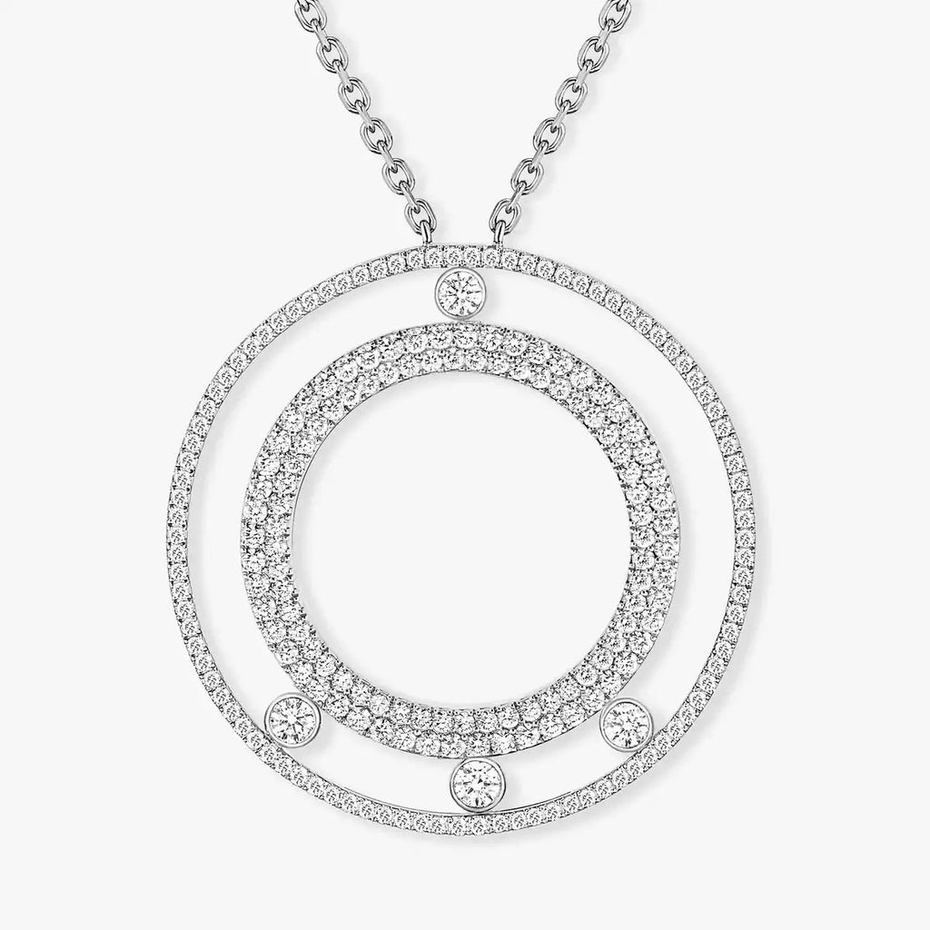 Move Romane Long Pavé Diamond Necklace