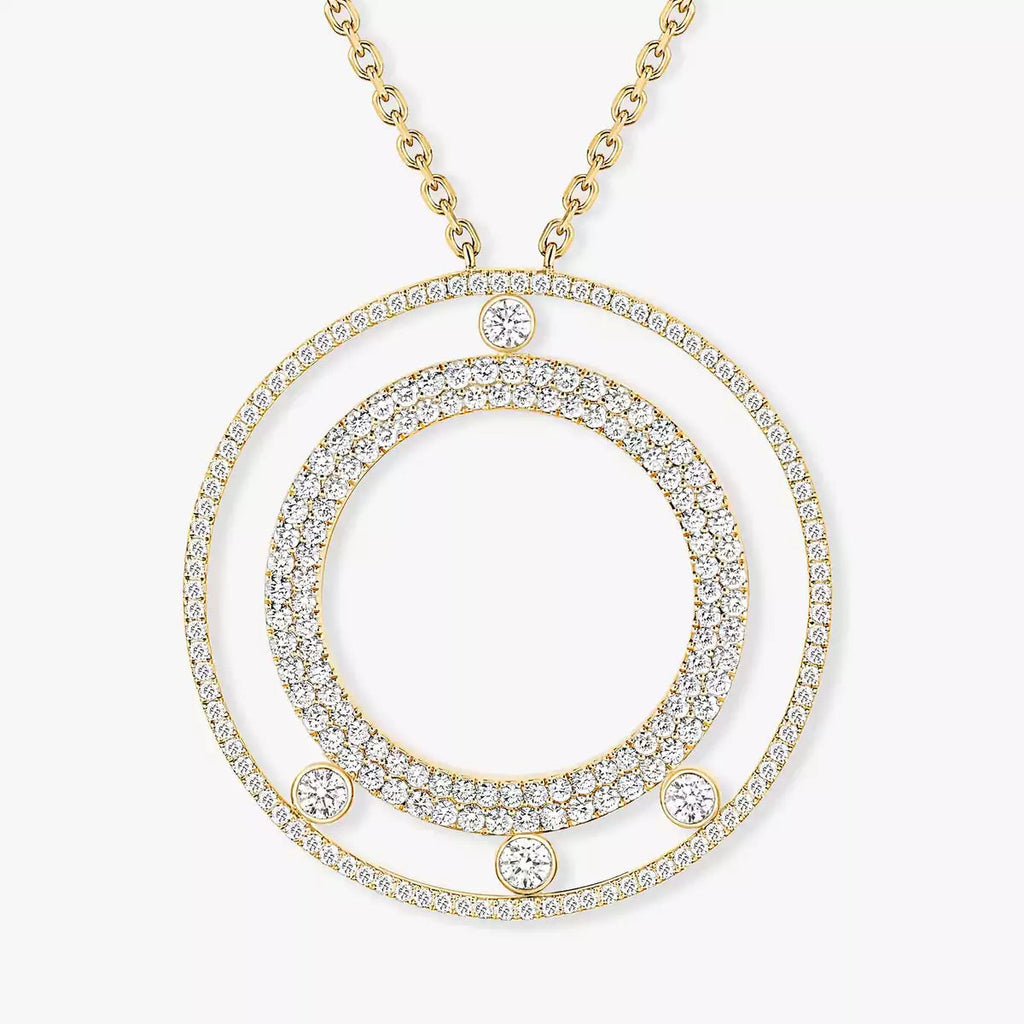 Move Romane Long Pavé Diamond Necklace
