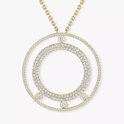 Romane Long Pavé Diamantkette