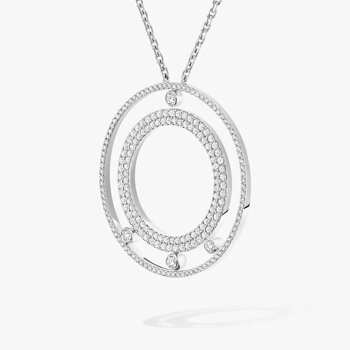Move Romane Long Pavé Diamond Necklace