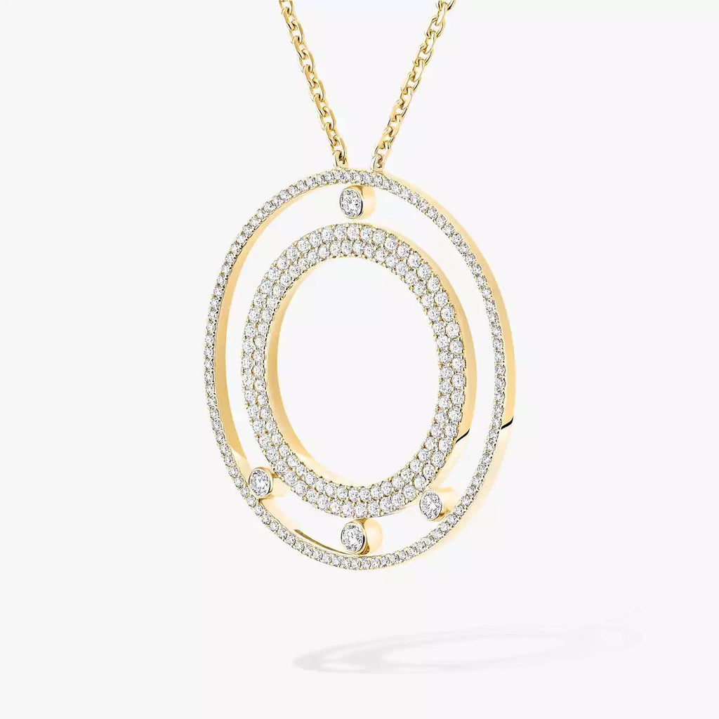 Move Romane Long Pavé Diamond Necklace
